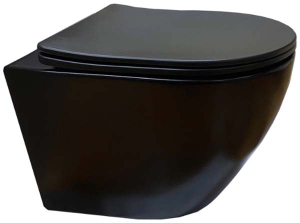 Подвесной унитаз Cerutti Sella Aria MB CT9160 безободковый с крышкой SoftClose