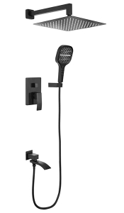 Душевая система Hansberge H6077BL встраиваемая