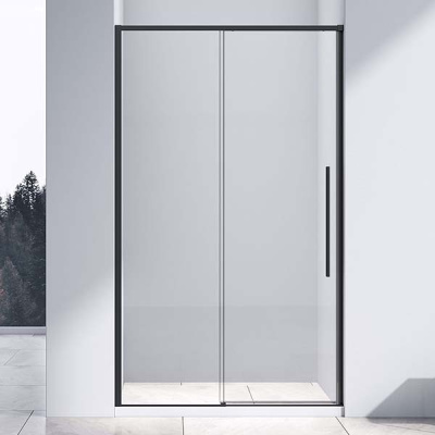Душевая дверь Vincea Slim-N VDS-4SN прозрачнная профиль черный