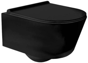 Подвесной унитаз Rea Porter Rimless Black C2361