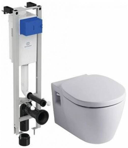 Комплект инсталляции Ideal Standard с подвесным унитазом Connect W220101 и крышкой SoftClose