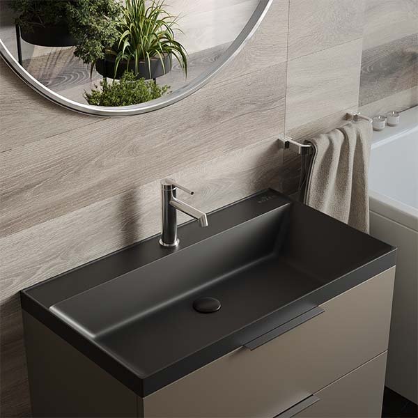 Умывальник Roxen Mila 70 black 3001170-B