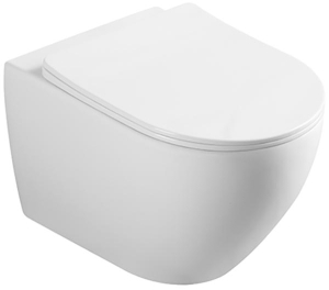 Подвесной унитаз CeramaLux CL 2196-1 безободковый (с крышкой SoftClose)