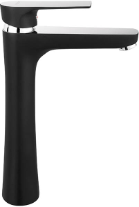 Смеситель для умывальника Ferro Algeo Square Black BAQ2LBLC