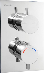Смеситель встраиваемый Armatura Ariana 579-421-00 с термостатом (2 функции)