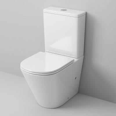 Напольный унитаз Grossman GR-4450S / GR-4450МS безободковый с крышкой Slim