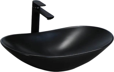 Умывальник Rea Royal Black U0445 / Mat U0442