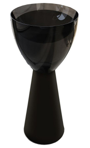 Умывальник Abber Kristall AT2703Onyx-Black напольный