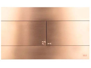 Кнопка для инсталляции OLI Slim Inox бронза / медь 889312