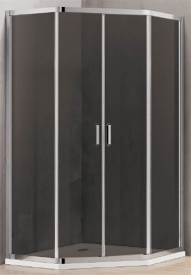 Душевой уголок Adema GLASS line penta тонированный