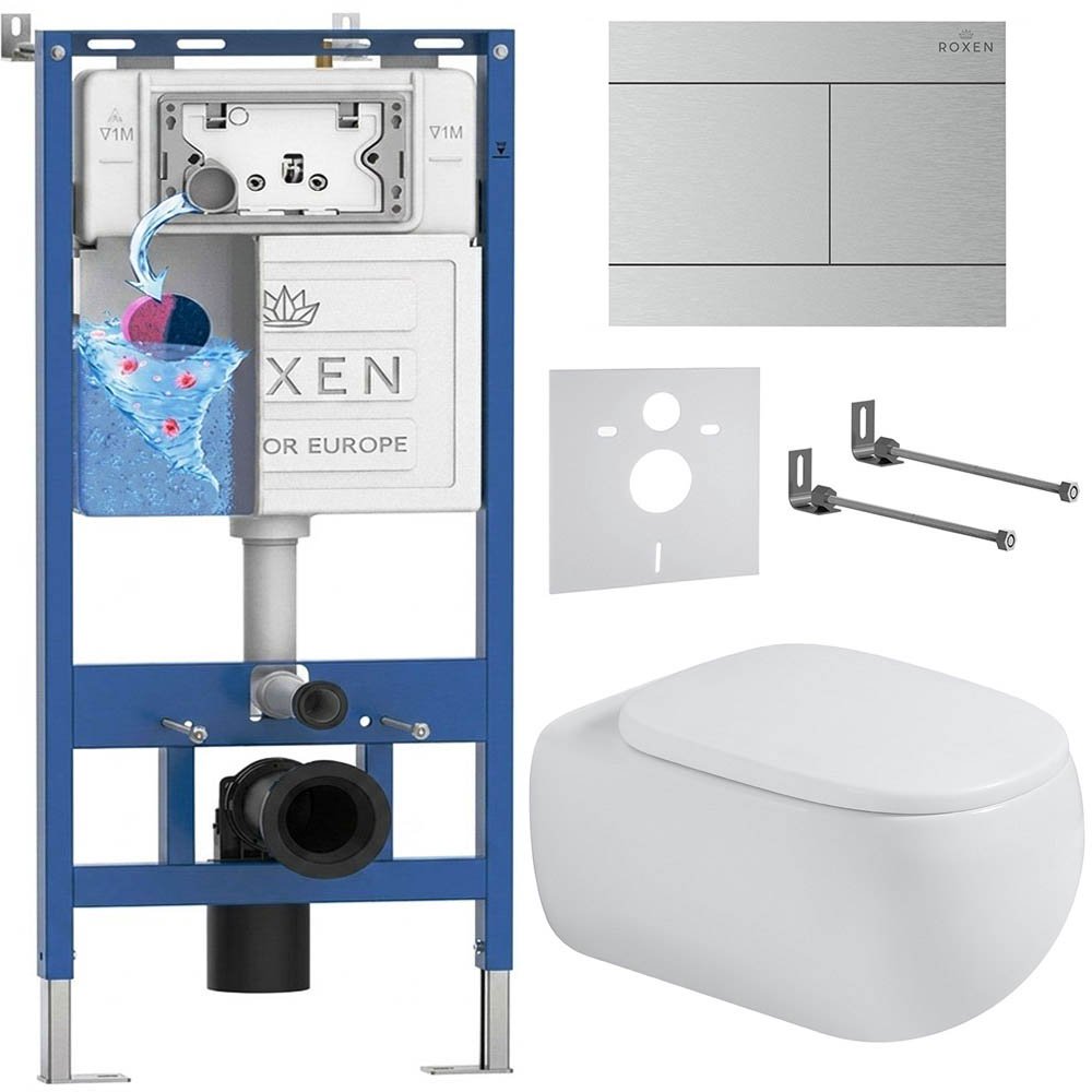 Комплект инсталляции 6 в 1 Roxen StounFix Dual Fresh 967230 с аромадозатором