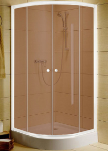 Душевой уголок Radaway Classic A 1850 Brown белый профиль