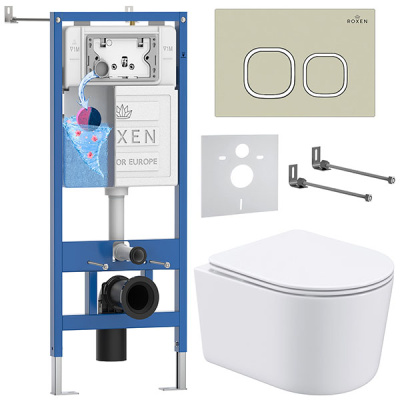 Комплект инсталляции 6 в 1 Roxen StounFix Dual Fresh 966614 с аромадозатором