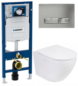 Комплект инсталляции Geberit Sigma UP320 111.309.HH.1 c унитазом Roxen Antares 530185-01