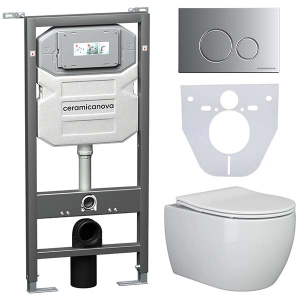 Комплект инсталляции 4 в 1 CeramicaNova Play CN3001-1001M-1000