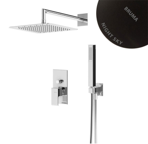 Душевая система скрытого монтажа Bruma Linea 1827608NS Night Sky