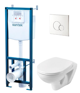 Комплект инсталляции с унитазом Santek Бореаль Пэк 1WH302464