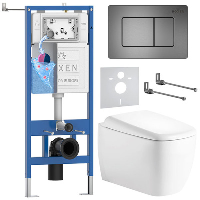 Комплект инсталляции 6 в 1 Roxen StounFix Dual Fresh 968521 с аромадозатором