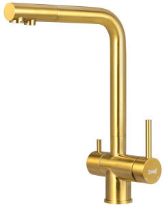 Смеситель для кухонной мойки Zorg ZRN 980190 Gold под фильтр