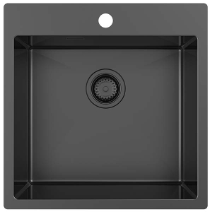 Кухонная мойка Zorg ZRN 5050 Premium PVD Gunblack