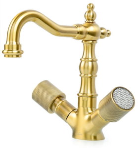 Смеситель для умывальника Boheme Royal Crystal 312-Royal/CRST
