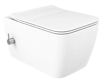 Подвесной унитаз CeraStyle Hera HC01706PH00 безободковый с функцией биде