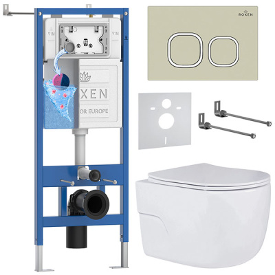 Комплект инсталляции 6 в 1 Roxen StounFix Dual Fresh 966529 с аромадозатором