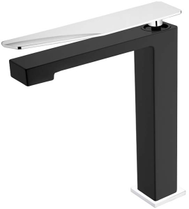 Смеситель для умывальника Boheme Q 142-BCR.2 Black Chrome