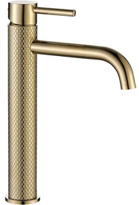 Смеситель для умывальника Rea Gusto Two L Gold REA-B8408