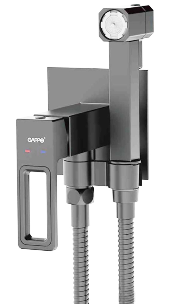 Смеситель встраиваемый Gappo G7217-19 с гигиеническим душем