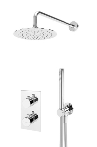 Душевая система Bruma HydroTherm Set 1381701CR+1455264CR+1455914CR Round Chrome с термостатом