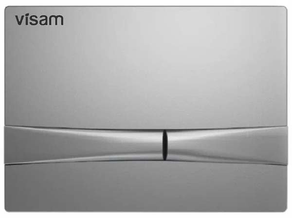 Кнопка для инсталляции Visam F2 хром матовый
