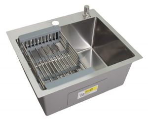 Кухонная мойка Wisent WS-35044D-114 с коландером и дозатором