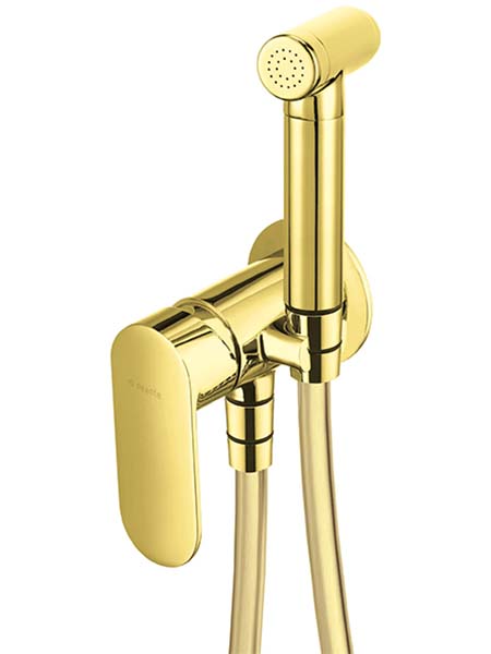 Смеситель встраиваемый Deante Alpnia Gold BGA_Z34M с гигиеническим душем