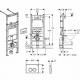 Комплект инсталляции Geberit Duofix с панелью смыва Delta 21 и подвесным унитазом Grohe Lecico Perth 491606045