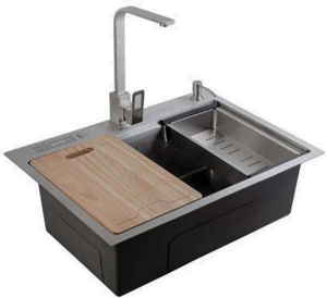 Кухонная мойка Avina Zepein D6550HD PVD / D7050HD PVD (графит)