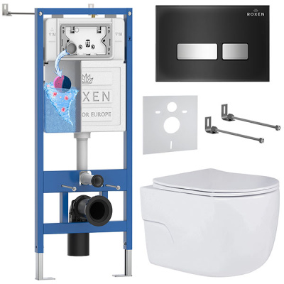 Комплект инсталляции 6 в 1 Roxen StounFix Dual Fresh 646666 с аромадозатором