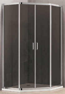 Душевой уголок Adema GLASS line penta тонированный