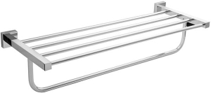 Полка для полотенец с держателем Omnires Lift 8162ACR