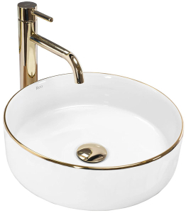 Умывальник Rea Sami Gold Edge REA-U6758