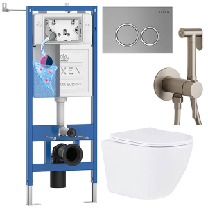 Комплект инсталляции 7 в 1 Roxen StounFix Dual Fresh 524734-6 с аромадозатором