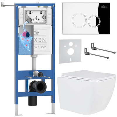 Комплект инсталляции 6 в 1 Roxen StounFix Dual Fresh 513314 с аромадозатором