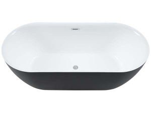Акриловая ванна Aquanet Delight Black matte