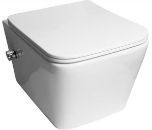 Подвесной унитаз SantiLine SL-5004SM-BD с функцией биде