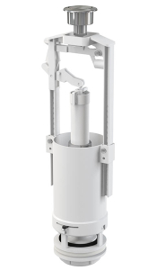Сливной механизм AlcaPlast со стоп-кнопкой A2000-CHROM-BL-01