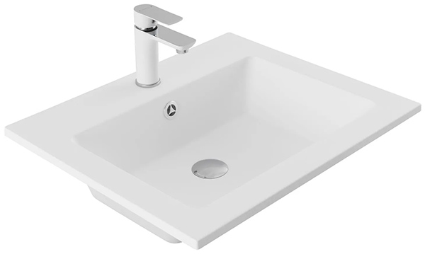 Умывальник Aquanet Электра 60 белый матовый