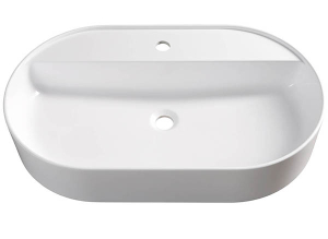 Умывальник Belux Эвора 750 белый матовый Solid Surface