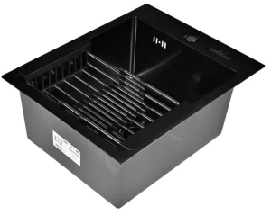 Кухонная мойка Wisent WS-34050B+WW405B+W302644B с коландером и дозатором