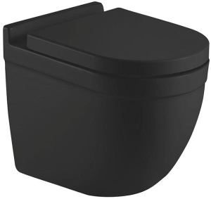 Подвесной унитаз CeramaLux 2198MB безободковый (с крышкой SoftClose)