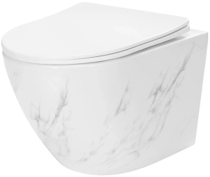 Подвесной унитаз Rea Carlos Nature Marble REA-C6606
